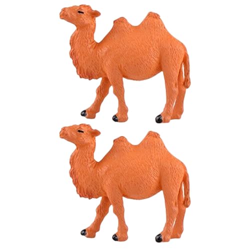 TOYANDONA 2st Kaktus Kamel Tiere Wasserschwein Figur Plüsch Miniaturen Mikrolandschaftsornament Desktop -Ornamente Desktop Schmücken Plastik von TOYANDONA