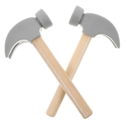 TOYANDONA 2st Kleiner Holzhammer Kleiner Hammer Für Kinder Holzhammer Spielzeug Hämmernde Spielzeuge Mini-hammerwerkzeug Bauwerkzeuge Für Kinder Kinderhammer Hölzern Dark Grey TOYANDONA 2st Kleiner Holzhammer Kleiner Hammer Für Kinder Holzhammer Spielzeug Hämmernde Spielzeuge Mini-hammerwerkzeug Bauwerkzeuge Für Kinder Kinderhammer Hölzern Dark Grey von TOYANDONA