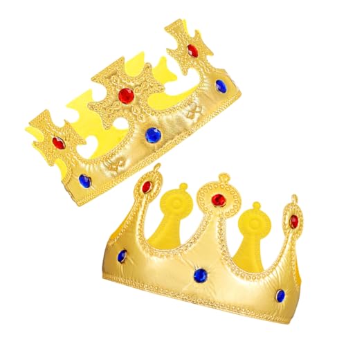 TOYANDONA Dress-up Geburtstagskönig Krone Hut Jungen und Mädchen Partyhut Weicher Stoff Baby Geburtstagskrone für Jungen Mädchen TOYANDONA Dress-up Geburtstagskönig Krone Hut Jungen und Mädchen Partyhut Weicher Stoff Baby Geburtstagskrone für Jungen Mädchen von TOYANDONA