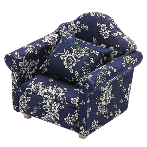 TOYANDONA 2st Mini-Sofa-Dekoration Mini-Puppen Schwenken Deko Vortäuschen Dreidimensionale Puppen Wohnkultur Dekoration Kombinationsdekoration Gewebte Dekoration Mini-Modell Holz von TOYANDONA