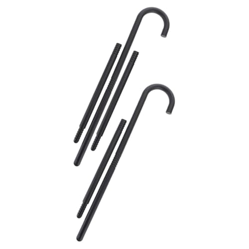 TOYANDONA 2 Stück Krücke Stick Schwarz Rolle-Spielen Streich Requisiten Für Halloween Party TOYANDONA 2 Stück Krücke Stick Schwarz Rolle-Spielen Streich Requisiten Für Halloween Party von TOYANDONA
