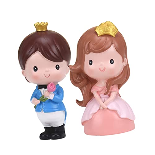 TOYANDONA 2st Prinzessin Prinz Ornament Paar Braut Bräutigam Miniatur Braut-bräutigam-figur Dekorationen Figuren Hochzeit Braut Und Bräutigam Hochzeitsdekoration Prinz Figur Kuchen Harz TOYANDONA 2st Prinzessin Prinz Ornament Paar Braut Bräutigam Miniatur Braut-bräutigam-figur Dekorationen Figuren Hochzeit Braut Und Bräutigam Hochzeitsdekoration Prinz Figur Kuchen Harz von TOYANDONA