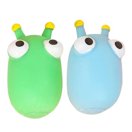 TOYANDONA 2st Prise Musik Kleines Stressspielzeug Sensorisches Schreibtischspielzeug Für Erwachsene Quetschspielzeug Cartoon-Wurm- Kreatives Fidget- von TOYANDONA