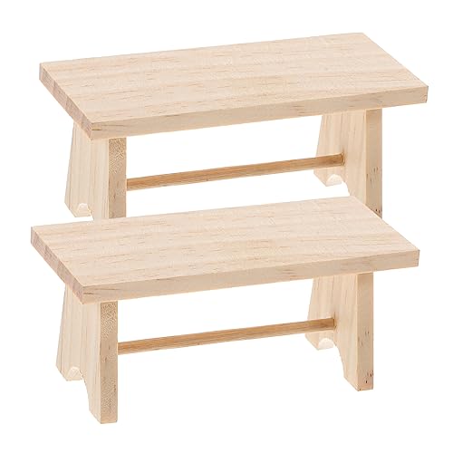 TOYANDONA Realistisches Mini-puppenhaus-tischset Aus Holz Miniaturmöbel Für Die Dekoration des Kleinen TOYANDONA Realistisches Mini-puppenhaus-tischset Aus Holz Miniaturmöbel Für Die Dekoration des Kleinen von TOYANDONA