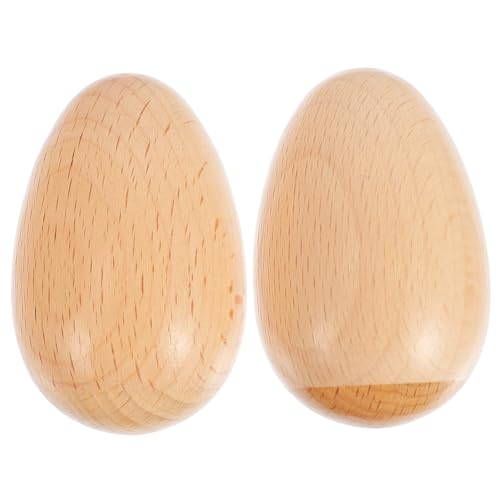 TOYANDONA 2st Sand Ei Musikinstrument Percussion-Musik-Ei Eier Maracas Eierbecher Für Babys Maracas- Eierbecher Aus Holz Shaker Für Schlaginstrumente Buche TOYANDONA 2st Sand Ei Musikinstrument Percussion-Musik-Ei Eier Maracas Eierbecher Für Babys Maracas- Eierbecher Aus Holz Shaker Für Schlaginstrumente Buche von TOYANDONA