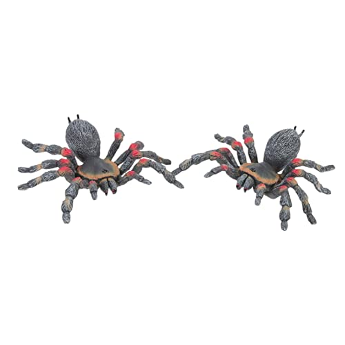 TOYANDONA 2st Tiermodell Insekten Halloween- Spinne Halloween-szenenverzierung Halloween-Requisite Halloween-Party- Plastik von TOYANDONA