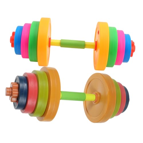TOYANDONA 2stücke Gewichtsset Für Junge Mädchen Mit Verstellbarem Widerstand Kindergewichte Aus Ungiftigen Materialien Kurzhantelset Für Kleinkinder Zum Training Zu Hause Und Draußen von TOYANDONA