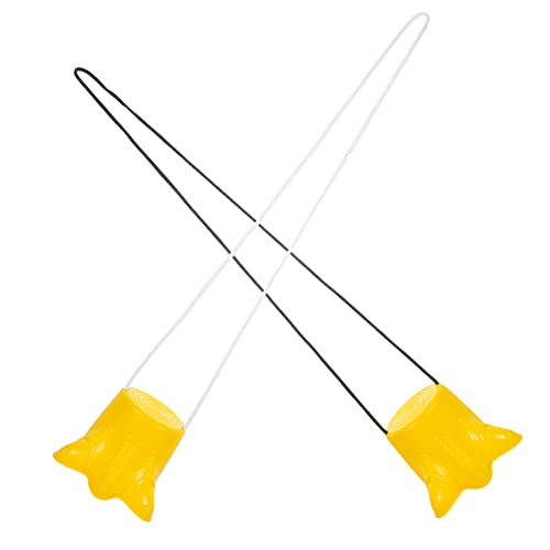TOYANDONA 2stücke Hochstuhl Spielzeug Für Outdoor Sportgeräte Gleichgewicht Und Teamarbeit Gelb Schnur Zufälliger Farbe von TOYANDONA