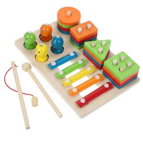 TOYANDONA 3 1 Geometrisches Stapelspielzeug Für Magnetisches Angelspielzeug Zur Formenerkennung Und Interaktiven Holzspielzeug Für Vorschulkinder Farbenfrohes Lernspielzeug TOYANDONA 3 1 Geometrisches Stapelspielzeug Für Magnetisches Angelspielzeug Zur Formenerkennung Und Interaktiven Holzspielzeug Für Vorschulkinder Farbenfrohes Lernspielzeug von TOYANDONA