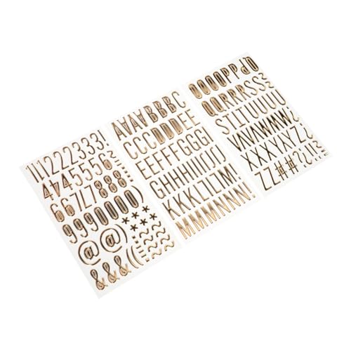 TOYANDONA 3 Blätter Buchstabenaufkleber Alphabet -Aufkleber Schriftzaufkleber Mini-Buchstaben-Aufkleber 3D-Scrapbooking-Aufkleber Aufkleber Buchstaben Bastelaufkleber PVC Golden TOYANDONA 3 Blätter Buchstabenaufkleber Alphabet -Aufkleber Schriftzaufkleber Mini-Buchstaben-Aufkleber 3D-Scrapbooking-Aufkleber Aufkleber Buchstaben Bastelaufkleber PVC Golden von TOYANDONA