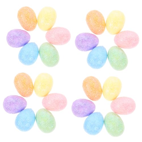 TOYANDONA 3 Ostereier Eierdekoration Lebensechte Eier Festschmuck Osterszene Miniatur Osterei DIY Bastelarbeiten Eier Ostern DIY Eier Osterfeiertagsdekor Mini Eier von TOYANDONA