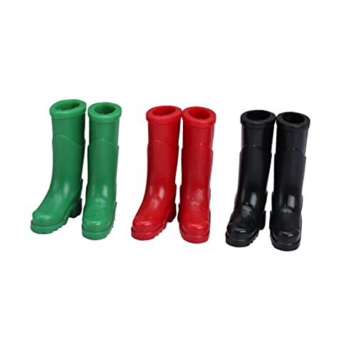 TOYANDONA 3 Paare Puppenhaus Regenstiefelmodell 1:12 Puppenhaus-Miniatur Puppenhaus-Regenstiefel klein Mini-Dekoration Miniaturstiefel Mini-Hausschuhe-Dekore Miniatur Stiefelschmuck Plastik TOYANDONA 3 Paare Puppenhaus Regenstiefelmodell 1:12 Puppenhaus-Miniatur Puppenhaus-Regenstiefel klein Mini-Dekoration Miniaturstiefel Mini-Hausschuhe-Dekore Miniatur Stiefelschmuck Plastik von TOYANDONA