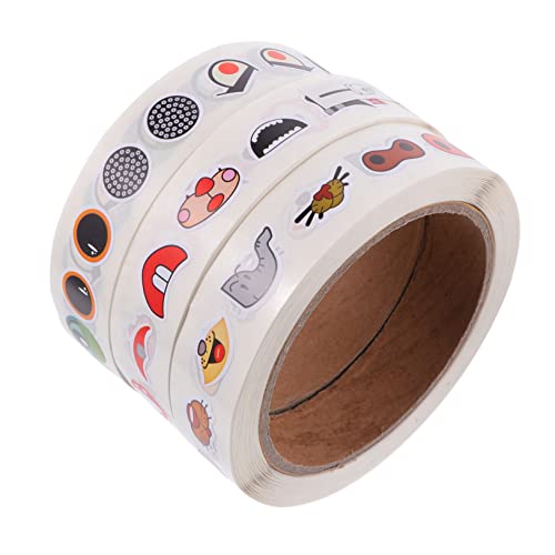 TOYANDONA 3 Rollen Augenaufkleber Aufkleber Auge DIY Aufkleber DIY-Aufkleber Cartoon-Aufkleber Nase Aufkleber Selbstklebende Aufkleber Notebook-Aufkleber Aufkleber Zum Selbermachen TOYANDONA 3 Rollen Augenaufkleber Aufkleber Auge DIY Aufkleber DIY-Aufkleber Cartoon-Aufkleber Nase Aufkleber Selbstklebende Aufkleber Notebook-Aufkleber Aufkleber Zum Selbermachen von TOYANDONA