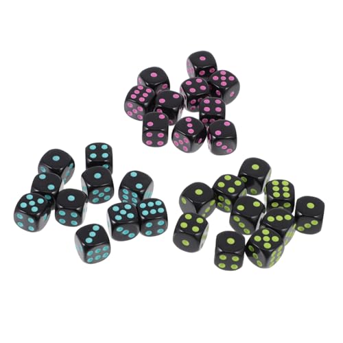 TOYANDONA 3 Sätze Acryl Punktwürfel Kreative Kleine Würfel für Spiele für Partys und Brettspiele Langlebig und Vielseitig Einsetzbar TOYANDONA 3 Sätze Acryl Punktwürfel Kreative Kleine Würfel für Spiele für Partys und Brettspiele Langlebig und Vielseitig Einsetzbar von TOYANDONA