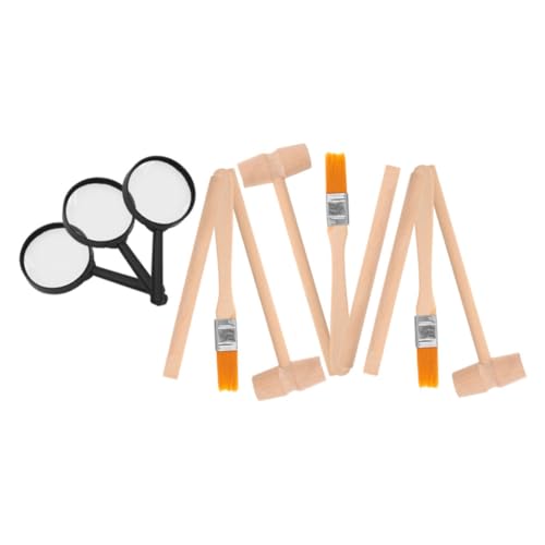 TOYANDONA 3 Sätze Archäologische Werkzeuge Kinderspielzeug Grabset Graben Werkzeuge Grabwerkzeuge, Zappelspielzeug Für Bausatz Kleinkinder Grabbausätze Holz TOYANDONA 3 Sätze Archäologische Werkzeuge Kinderspielzeug Grabset Graben Werkzeuge Grabwerkzeuge, Zappelspielzeug Für Bausatz Kleinkinder Grabbausätze Holz von TOYANDONA