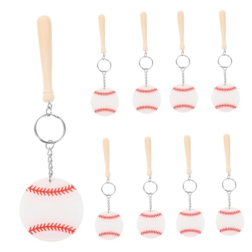 TOYANDONA 3 Sätze Baseball Schlüsselanhänger Sportliche Schlüsselanhänger Mit Baseball Bat Für Partys Und 10 Stück * 3 TOYANDONA 3 Sätze Baseball Schlüsselanhänger Sportliche Schlüsselanhänger Mit Baseball Bat Für Partys Und 10 Stück * 3 von TOYANDONA