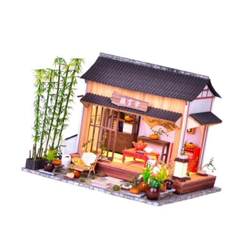 TOYANDONA 3 Sätze DIY Chinesischer Innenhof die chinesen Kinder bastelset Miniaturspielzeug Miniaturornament Spielzeuge Modelle Hausmodell im chinesischen Stil Montagehaus von TOYANDONA