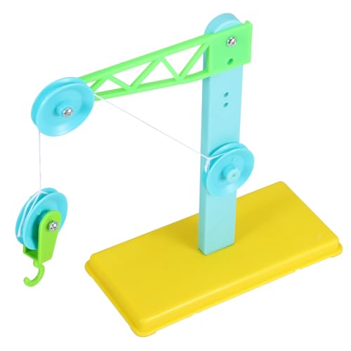 TOYANDONA 3 Sätze Experiment mit Riemenscheibensatz experimente Physik Experiment Kit Mechanik Lehrmittel Latzugmaschine Wäscheleine Schulmaterial Riemenscheiben-Modellbausätze PVC von TOYANDONA