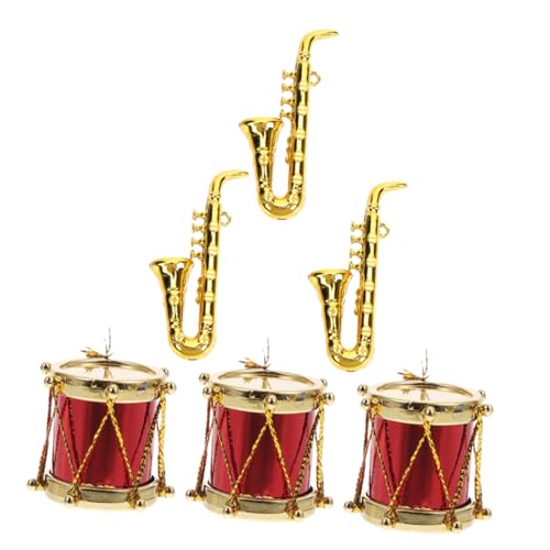 TOYANDONA 3 Sätze Mini-Musikinstrument- Instrumente Musical winzig Mini-Schlagzeug Mini-Trommeln Puppenhaus-Miniaturen Mini-Saxophon-Foto-Requisite Miniatur -Musikinstrument TOYANDONA 3 Sätze Mini-Musikinstrument- Instrumente Musical winzig Mini-Schlagzeug Mini-Trommeln Puppenhaus-Miniaturen Mini-Saxophon-Foto-Requisite Miniatur -Musikinstrument von TOYANDONA