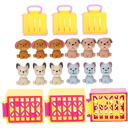 TOYANDONA 3sätze Mini Haus Tiernest Für Hunde Teiliges Miniaturspielzeug Mit Kleinen Hunden Und Zufälligen Farben Für Dekoration Und Spielszene TOYANDONA 3sätze Mini Haus Tiernest Für Hunde Teiliges Miniaturspielzeug Mit Kleinen Hunden Und Zufälligen Farben Für Dekoration Und Spielszene von TOYANDONA
