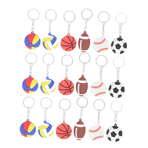 TOYANDONA 3 Sätze Schlüsselanhänger Fußball Basketball Volleyball Baseball Kindergeburtstagsfeiern Schulveranstaltungen Mitgebsel Und Partydekorationen 20 Stück * 3 TOYANDONA 3 Sätze Schlüsselanhänger Fußball Basketball Volleyball Baseball Kindergeburtstagsfeiern Schulveranstaltungen Mitgebsel Und Partydekorationen 20 Stück * 3 von TOYANDONA