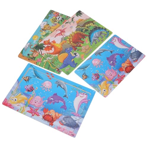 TOYANDONA 3 Sätze Teiliges Holzpuzzle mit Bunten Tiermotiven Präzise Geschnitten Fördert Hand Auge Koordination Kreativität und Kognitive Entwicklung für Kleinkinder und Vorschulkinder TOYANDONA 3 Sätze Teiliges Holzpuzzle mit Bunten Tiermotiven Präzise Geschnitten Fördert Hand Auge Koordination Kreativität und Kognitive Entwicklung für Kleinkinder und Vorschulkinder von TOYANDONA
