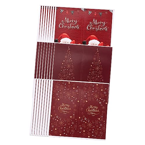 TOYANDONA 3 Sätze Weihnachtsaufkleber Cartoon Motive Selbstklebend Weihnachtsmann Tannenbaum Deko Sticker für Geschenkverpackung und DIY Basteln TOYANDONA 3 Sätze Weihnachtsaufkleber Cartoon Motive Selbstklebend Weihnachtsmann Tannenbaum Deko Sticker für Geschenkverpackung und DIY Basteln von TOYANDONA