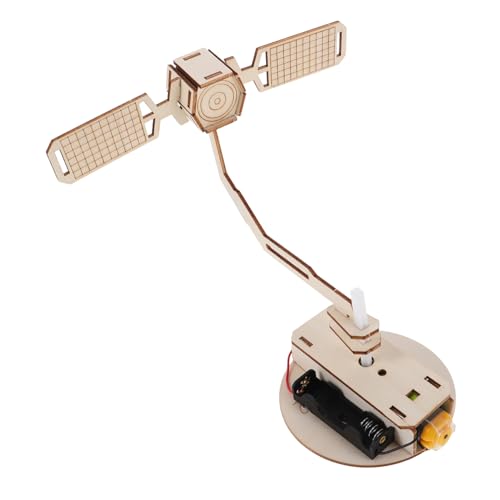 TOYANDONA 3 Satz Teiliges Stem Experimentierkasten Satellitenmodell mit Puzzle Drehbares Weltraumflugzeug DIY Bausatz für Pädagogisches Luft und Wissenschaftsprojekt für Schule und Familie von TOYANDONA
