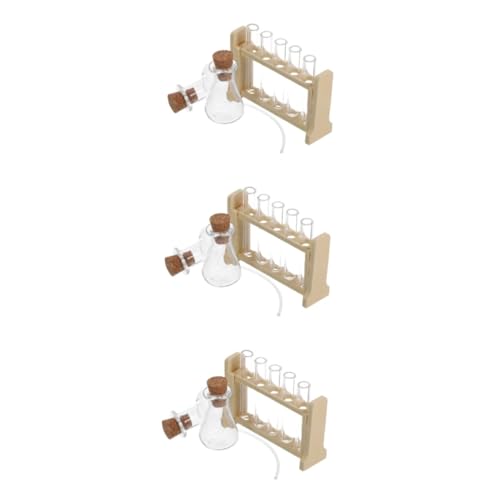 TOYANDONA 3 Sets Simulationsexperiment Reagenzglasständer Reagenzgläser Mit Gestell Haushaltsspielzeug Labore Reagenzglasständer Reagenzgläser Für Kinder Kleiner Reagenzglashalter TOYANDONA 3 Sets Simulationsexperiment Reagenzglasständer Reagenzgläser Mit Gestell Haushaltsspielzeug Labore Reagenzglasständer Reagenzgläser Für Kinder Kleiner Reagenzglashalter von TOYANDONA