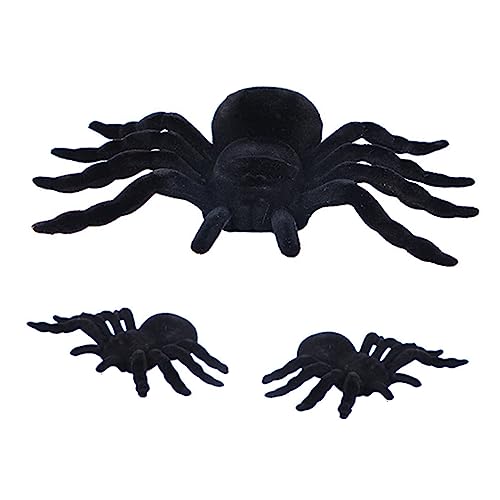TOYANDONA 3stücke Halloween-Spinnen Streichspielzeug Spinnen Für Scherze Und Deko Für Kinderfeste Gruselpartys Und Aprilscherze TOYANDONA 3stücke Halloween-Spinnen Streichspielzeug Spinnen Für Scherze Und Deko Für Kinderfeste Gruselpartys Und Aprilscherze von TOYANDONA