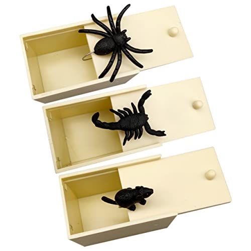 TOYANDONA 3 Stück Box Halloween Manipulative Requisiten Halloween-witzspielzeug Urkomische Trickspielzeuge Scherzspielzeug Für Halloween-trickspielzeug Für Beige Plastik TOYANDONA 3 Stück Box Halloween Manipulative Requisiten Halloween-witzspielzeug Urkomische Trickspielzeuge Scherzspielzeug Für Halloween-trickspielzeug Für Beige Plastik von TOYANDONA