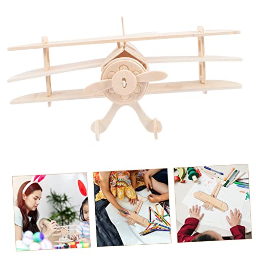 TOYANDONA 3 Stück DIY Flugzeug Modellbausatz Teilig aus Holz Bemalbares Puzzle für Fördert Kreativität Hand Auge Koordination und Fantasievolles Lernen Bastelset für Junge Mädchen TOYANDONA 3 Stück DIY Flugzeug Modellbausatz Teilig aus Holz Bemalbares Puzzle für Fördert Kreativität Hand Auge Koordination und Fantasievolles Lernen Bastelset für Junge Mädchen von TOYANDONA
