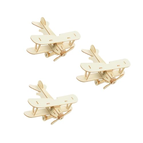 TOYANDONA 3 Stück DIY Holzflugzeug Puzzle Bausatz zum Zusammenbauen und Bemalen Pädagogisches Holzspielzeug für Fördert Kreativität und Motorische Fähigkeiten Langlebiges Material Natürliche TOYANDONA 3 Stück DIY Holzflugzeug Puzzle Bausatz zum Zusammenbauen und Bemalen Pädagogisches Holzspielzeug für Fördert Kreativität und Motorische Fähigkeiten Langlebiges Material Natürliche von TOYANDONA