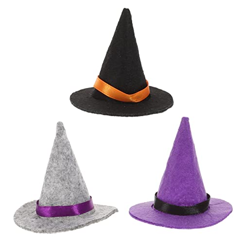 TOYANDONA 3 Stück Halloween Mini Hexenhut Flaschen Topper Dekoration für Weinflaschen Diy Bastelzubehör für Halloween Schwarz Partygeschenk TOYANDONA 3 Stück Halloween Mini Hexenhut Flaschen Topper Dekoration für Weinflaschen Diy Bastelzubehör für Halloween Schwarz Partygeschenk von TOYANDONA