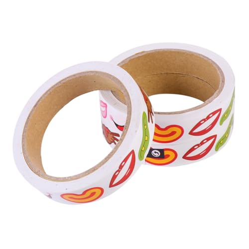 TOYANDONA 3 Stück Handgefertigte Bunte Mundaufkleber Für Cartoon Aufkleber Reise Wasserflasche Nasenpflaster Wasserflasche Für Kinderaufkleber Nagelaufkleber Reiseaufkleber Papier von TOYANDONA