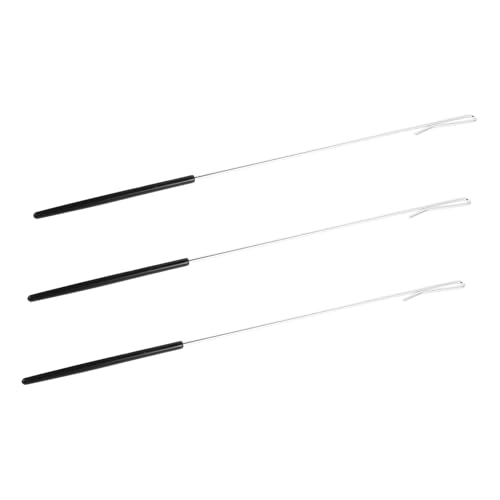 TOYANDONA 3 Stück Handpuppenleistung Requisiten Puppenarmstange Puppen-Performance-Stick Marionettenarmstangen Puppensteuerknüppel Zubehör Für Puppenstangen Puppenstab Schwarz Plastik von TOYANDONA