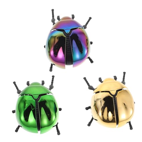 TOYANDONA 3 Stück Interaktives Insektenmodell mit Kopf und Schwanzbewegungen Lernspielzeug für Drinnen und Draußen Insektenbildung von TOYANDONA