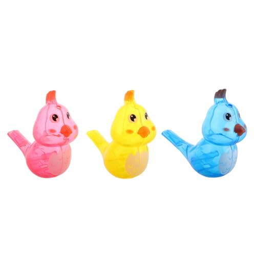 TOYANDONA 3 Stück Kinderpfeife für interaktives aus Kunststoff für Vogelpfeifen aus Kunststoff für Partypfeife Plastik von TOYANDONA
