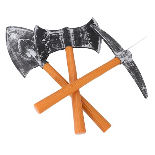TOYANDONA 3 Stück Kunststoff Fake Pickaxe Schaufel und für Halloween Cosplay und Bühnenaufführungen für Partys und Geburtstagsfeiern TOYANDONA 3 Stück Kunststoff Fake Pickaxe Schaufel und für Halloween Cosplay und Bühnenaufführungen für Partys und Geburtstagsfeiern von TOYANDONA