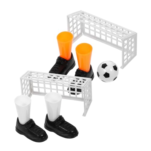TOYANDONA 3 Stück Mini Fingerfußball Spielset Teilig Interaktives Sportspielzeug aus Umweltfreundlichem Fördert Kreativität und Hand Auge Koordination Geeignet für Drinnen und Ab Jahren von TOYANDONA