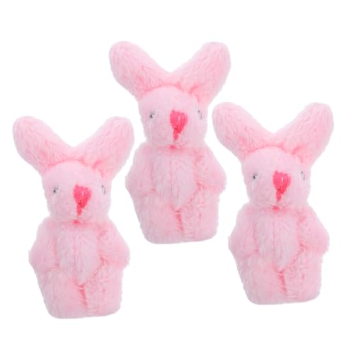 TOYANDONA 3 Stück Mini Kuschelhasen Plüsch Hasen Figuren Niedliche Miniatur Kaninchen Desktop Deko für Puppenhaus Micro Landschaft Innen Außen Dekoration TOYANDONA 3 Stück Mini Kuschelhasen Plüsch Hasen Figuren Niedliche Miniatur Kaninchen Desktop Deko für Puppenhaus Micro Landschaft Innen Außen Dekoration von TOYANDONA