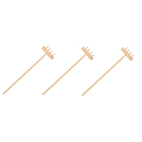 TOYANDONA 3stücke Mini Zen Garten Rakes Teiliges Für Meditation Feng Shui Dekoratives Zubehör Für Zuhause Und Büro Für Entspannende Sandmuster von TOYANDONA
