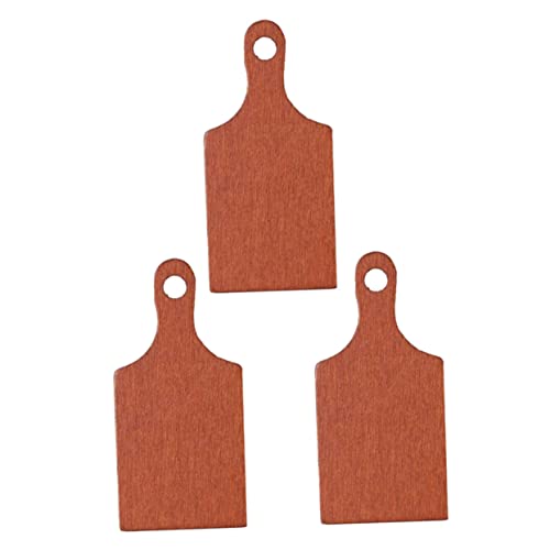TOYANDONA 3 Stück Mini Schneidebrett Miniatur Szenen Zubehör Mini Schneidebrett Modell Mini Schneidebrett Mini Ornament Miniatur Küchendekoration Holz Hellbraun TOYANDONA 3 Stück Mini Schneidebrett Miniatur Szenen Zubehör Mini Schneidebrett Modell Mini Schneidebrett Mini Ornament Miniatur Küchendekoration Holz Hellbraun von TOYANDONA