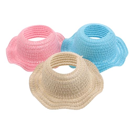 TOYANDONA 3 Stück Mini Strohhüte für Puppen Handgewebte Runde Strandkappen Zubehör für DIY Puppenkostüme Atemberaubendes Design für Kreative Outfits TOYANDONA 3 Stück Mini Strohhüte für Puppen Handgewebte Runde Strandkappen Zubehör für DIY Puppenkostüme Atemberaubendes Design für Kreative Outfits von TOYANDONA