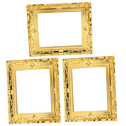 TOYANDONA 3stücke Miniatur Möbelset Für Dekorative Mini Foto Miniatur Spielzeug Für Puppenhäuser Goldene Für Mini Haus Dekoration TOYANDONA 3stücke Miniatur Möbelset Für Dekorative Mini Foto Miniatur Spielzeug Für Puppenhäuser Goldene Für Mini Haus Dekoration von TOYANDONA