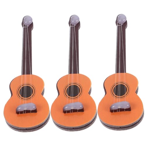TOYANDONA 3 Stück Miniatur Gitarre Modelle für Puppenhaus Realistische Musikinstrumente als Fotorequisiten und Dekoration für Mini Häuser Vintage Design mit Schöner Textur TOYANDONA 3 Stück Miniatur Gitarre Modelle für Puppenhaus Realistische Musikinstrumente als Fotorequisiten und Dekoration für Mini Häuser Vintage Design mit Schöner Textur von TOYANDONA