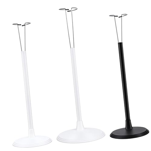 TOYANDONA 3 Stück PVC Puppenständer Teilig Stabile Action Figure Ständer mit Rutschfestem Sockel Leicht Montierbar Kompatibel für Indoor Puppen und Sammelfiguren von TOYANDONA