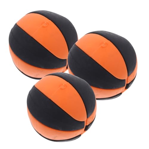 TOYANDONA 3 Stück Puppenhaus Basketball Wackelball Wackelhundespielzeug Bällebad Bälle Aufblasbares Spiel Kichern Für Bällebad Fliegende Untertasse Spielzeugball Mini Korb Orange TOYANDONA 3 Stück Puppenhaus Basketball Wackelball Wackelhundespielzeug Bällebad Bälle Aufblasbares Spiel Kichern Für Bällebad Fliegende Untertasse Spielzeugball Mini Korb Orange von TOYANDONA