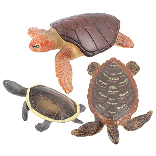 TOYANDONA 3 Stück Schildkrötenmodell Stofftier Das Tier Schildkröte Schildkrötenfiguren Schildkrötenverzierung Schildkrötenskulptur Gefälschte Schildkrötendekor Künstliche TOYANDONA 3 Stück Schildkrötenmodell Stofftier Das Tier Schildkröte Schildkrötenfiguren Schildkrötenverzierung Schildkrötenskulptur Gefälschte Schildkrötendekor Künstliche von TOYANDONA
