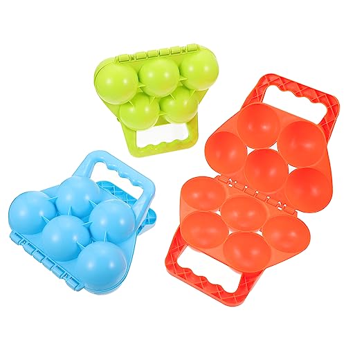 TOYANDONA 3 Stück Schneeball-Clip Weihnachten Schneespielzeugbälle Winterschnee Schneeballhersteller Schneeballspielzeug Winterspielzeug Schneeformen Plastik Zufällige Farbe von TOYANDONA